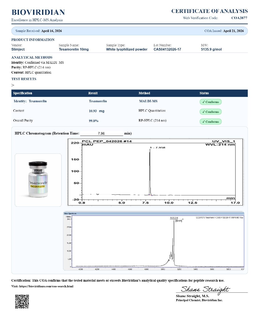 Tesamorelin